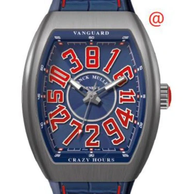 Franck Muller Vanguard Crazy Hours Automatic Blue Dial Men's Watch V45chamericattbrbl(blrgblc)