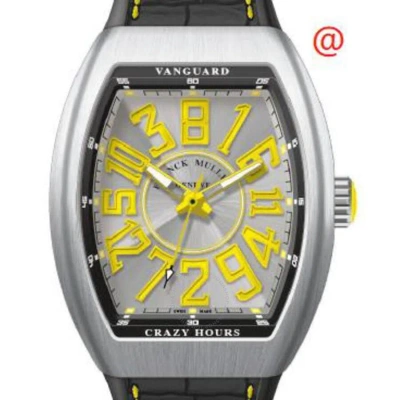 Franck Muller Vanguard Crazy Hours Automatic Silver Dial Men's Watch V45chacbrja(acjaja) In Metallic