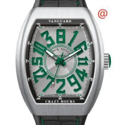 Franck Muller Vanguard Crazy Hours Automatic Silver Dial Men's Watch V45chacbrvr(acvrvr) In Gray