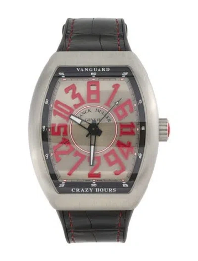 Pre-owned Franck Muller Vanguard Crazy Hours Watch In Multi