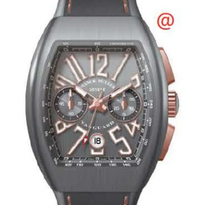 Franck Muller Vanguard Grande Date Chronograph Automatic Black Dial Men's Watch V45ccdtttbrstgbr(ttb