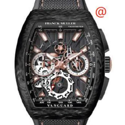 Franck Muller Vanguard Grande Date Chronograph Automatic Black Dial Men's Watch V45ccgdsqtcarbon5n(n