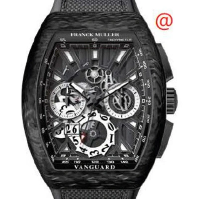 Franck Muller Vanguard Grande Date Chronograph Automatic Black Dial Men's Watch V45ccgdsqtcarbonnr(n
