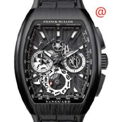 Franck Muller Vanguard Grande Date Chronograph Automatic Black Dial Men's Watch V45ccgdsqtttnrbrnr(n