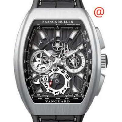 Franck Muller Vanguard Grande Date Chronograph Automatic Men's Watch V45ccgdsqtacbrnr(nrlumacbr) In Black