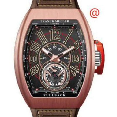 Franck Muller Vanguard Hand Wind Black Dial Men's Watch V45tlck5nbrbn(nrnrsb) In Gold