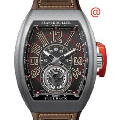 Franck Muller Vanguard Hand Wind Black Dial Men's Watch V45tlckttmcbn(nrnrsb) In Brown