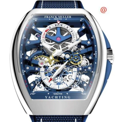 Franck Muller Vanguard Hand Wind Men's Watch V45s6prgdsqtyachtanc(acblblblcrge) In Blue