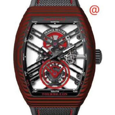 Franck Muller Vanguard Hand Wind Men's Watch V45tsqtcarrgnr(nrblcrge) In Red