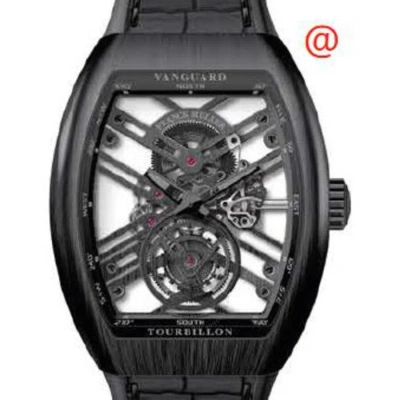 Franck Muller Vanguard Hand Wind Men's Watch V45tsqtttnrbrnr(nrgrigri) In Black