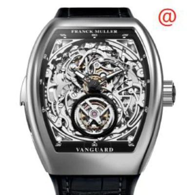 Franck Muller Vanguard Hand Wind Men's Watch V50lrmtsqt(ognr) In Black / Gold / White