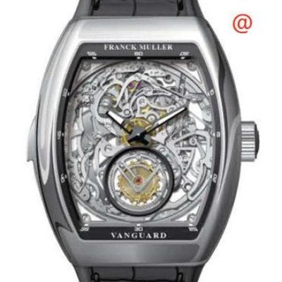 Franck Muller Vanguard Hand Wind Silver Dial Men's Watch V50lrmtsqt(acnr) In Black