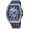 Franck Muller Vanguard Limited Edition Blue Dial Men's Watch V 45 Sc Dt Ac Nr Dragon King Bl In Blue