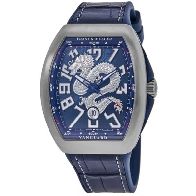 Franck Muller Vanguard Limited Edition Blue Dial Men's Watch V 45 Sc Dt Ac Nr Dragon King Bl