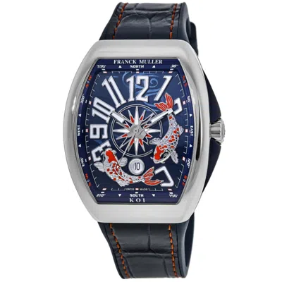 Franck Muller Vanguard Limited Edition Koi Blue Dial Unisex Watch V 41 Yt Sc Dt Ac (bl)