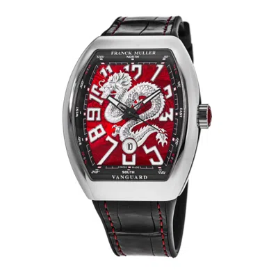 Franck Muller Vanguard Limited Edition Red Dial Men's Watch V 45 Sc Dt Ac Nr Dragon King Rg In Multi