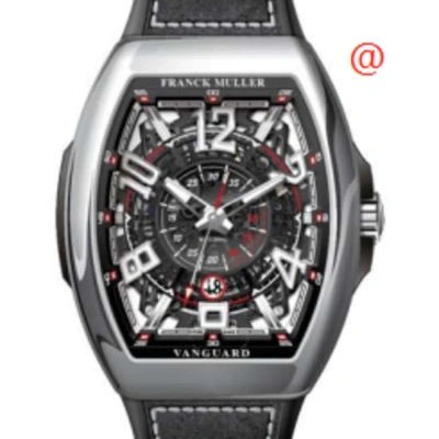Franck Muller Vanguard Mariner Hand Wind Black Dial Men's Watch V45scdtsqtrcgacnr(nrblcac) In Metallic