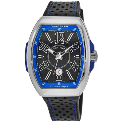 Franck Muller Vanguard Racing Automatic Black Blue Dial Men's Watch V 45 Sc Dt Rcg Ac Bl