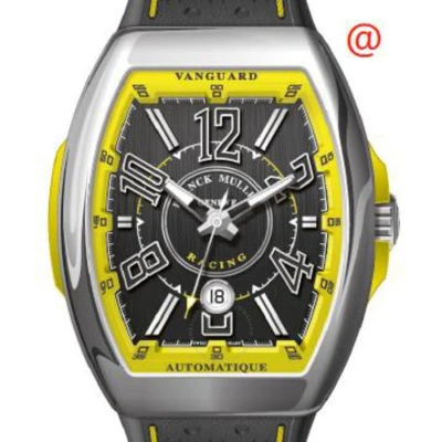Franck Muller Vanguard Racing Automatic Black Dial Men's Watch V45scdtrcgacja(nrnrblc) In Yellow
