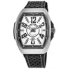 Franck Muller Vanguard Racing Automatic White Dial Leather Strap Men's Watch V 45 Sc Dt Rcg Ac (nr) In Multi