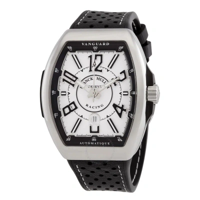 Franck Muller Vanguard Racing Automatic White Dial Men's Watch 45scracingwht In Black