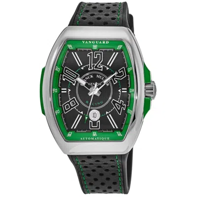 Franck Muller Vanguard Racing Black Green Dial Rubber Strap Men's Watch V 45 Sc Dt Rcg (vr) Ac