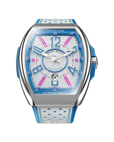 Franck Muller Vanguard Racing Miami Automatic Watch, 53.7mm X 44mm In White