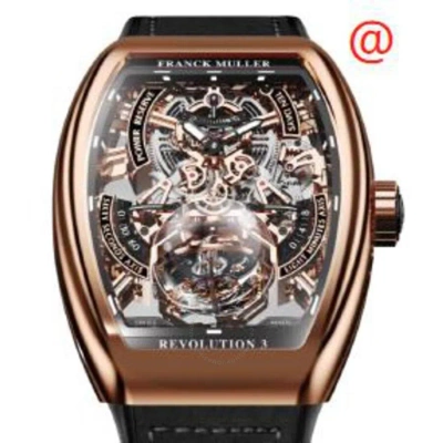 Franck Muller Vanguard Revolution 3 Hand Wind Men's Watch V50rev3prsqt(5nnr) In Gold