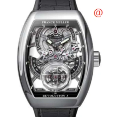 Franck Muller Vanguard Revolution 3 Hand Wind Men's Watch V50rev3prsqtacnr(nrlumblc) In Black
