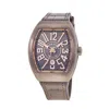 Franck Muller Vanguard Titanium & Rose Gold Grey Dial Men's Watch V 45 Sc Dt Br (5n) In Multi