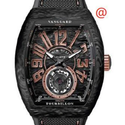 Franck Muller Vanguard Tourbillon Hand Wind Black Dial Men's Watch V45tcarbonnr(car5n5n)