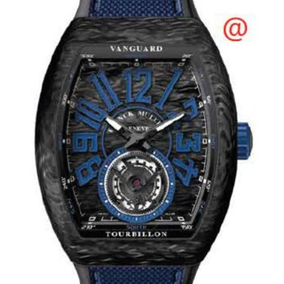 Franck Muller Vanguard Tourbillon Hand Wind Black Dial Men's Watch V45tcarbonnr(carblbl)