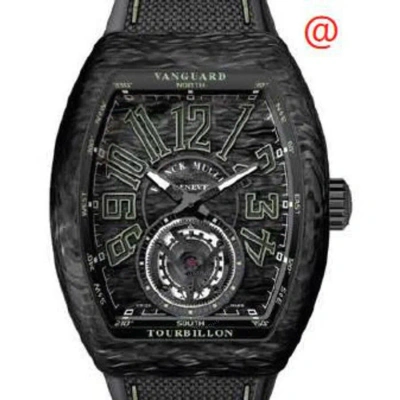 Franck Muller Vanguard Tourbillon Hand Wind Black Dial Men's Watch V45tkryptoncarbonve(carlumnrve)