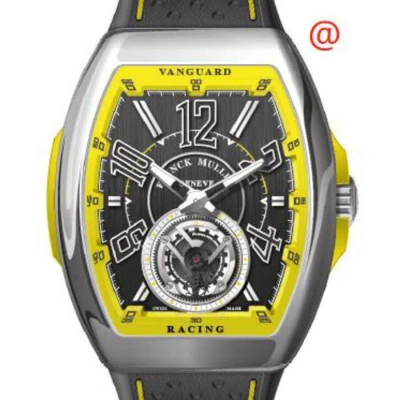 Franck Muller Vanguard Tourbillon Hand Wind Black Dial Men's Watch V45trcgacja(nrnrblc) In Gray