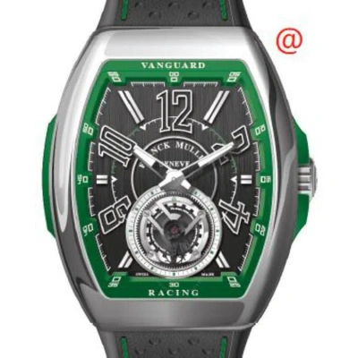 Franck Muller Vanguard Tourbillon Hand Wind Black Dial Men's Watch V45trcgacvr(nrnrblc) In Gray