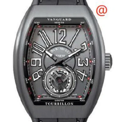 Franck Muller Vanguard Tourbillon Hand Wind Black Dial Men's Watch V45tttbrnr(ttblcnr)