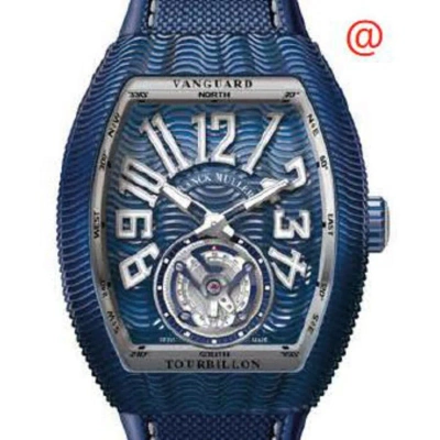 Franck Muller Vanguard Tourbillon Hand Wind Blue Dial Men's Watch V45tblueseaacblac(seablblcac)