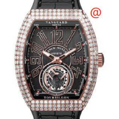 Franck Muller Vanguard Tourbillon Hand Wind Diamond Black Dial Men's Watch V41td5nnr(nrnr5n)