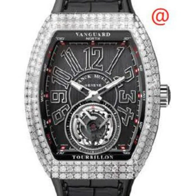 Franck Muller Vanguard Tourbillon Hand Wind Diamond Black Dial Men's Watch V41tdacnr(nrnrac)