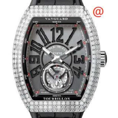 Franck Muller Vanguard Tourbillon Hand Wind Diamond Black Dial Men's Watch V45tdacnr(ttnrnr)