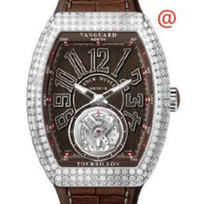 Franck Muller Vanguard Tourbillon Hand Wind Diamond Brown Dial Men's Watch V41tdacbn(bnbnac)