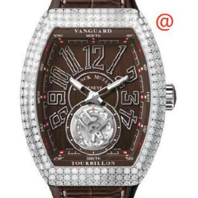 Franck Muller Vanguard Tourbillon Hand Wind Diamond Brown Dial Men's Watch V45tdacbn(bnbnac)