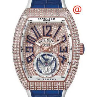 Franck Muller Vanguard Tourbillon Hand Wind Diamond Gold Dial Men's Watch V41tdcd5nbu(diambl5n)