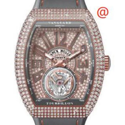 Franck Muller Vanguard Tourbillon Hand Wind Diamond Gold Dial Men's Watch V41tdcd5ntt(diamtt5n)