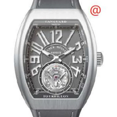 Franck Muller Vanguard Tourbillon Hand Wind Grey Dial Men's Watch V41tacbrtt(ttblcacbr) In Gray