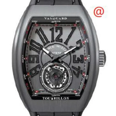 Franck Muller Vanguard Tourbillon Hand Wind Grey Dial Men's Watch V45tttbrnr(ttnrnr) In Gray