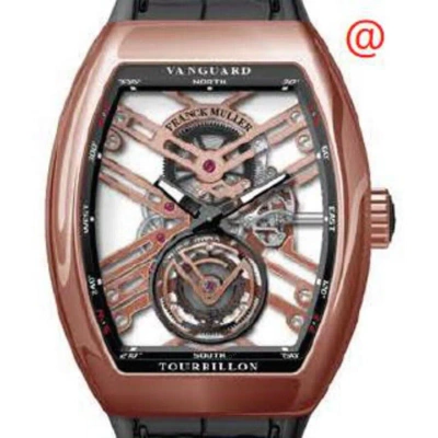 Franck Muller Vanguard Tourbillon Hand Wind Men's Watch V45tsqt5nnr(nrblcrge) In Black
