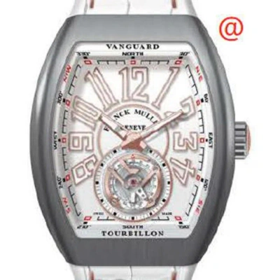Franck Muller Vanguard Tourbillon Hand Wind Silver Dial Men's Watch V45tttbr5nbr(blcblc5nbr) In Gray