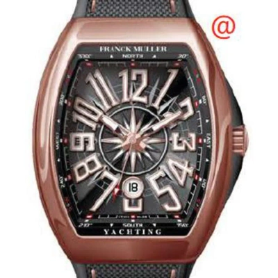 Franck Muller Vanguard Yachting Automatic Black Dial Men's Watch V45scdtyachting5nnr(nrblc5n) In Black / Gold / Gold Tone / Rose / Rose Gold / Rose Gold Tone