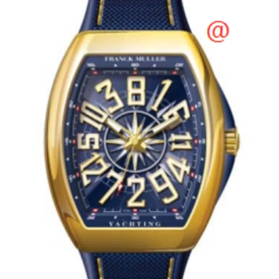 Franck Muller Vanguard Yachting Automatic Blue Dial Men's Watch V41chyachting3nbl(blblc3n) In Gold